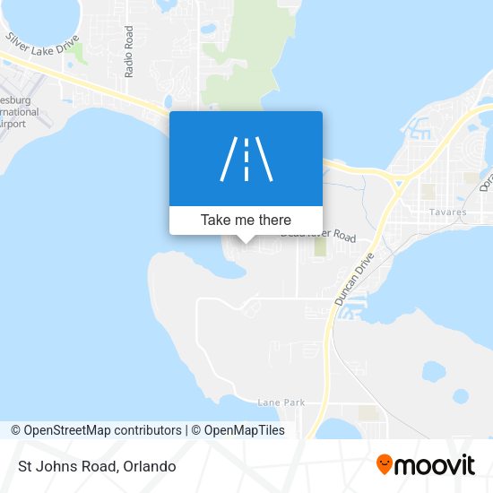 Mapa de St Johns Road