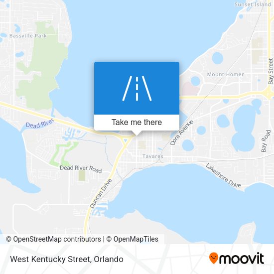 Mapa de West Kentucky Street