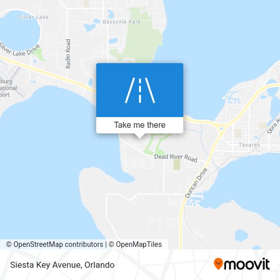 Mapa de Siesta Key Avenue