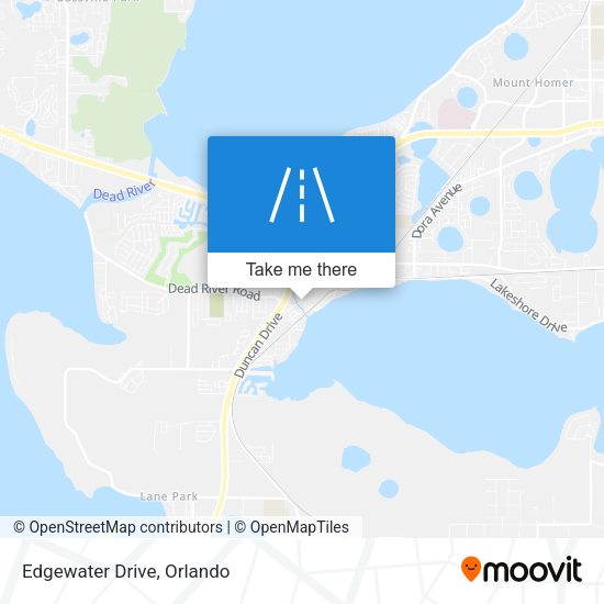 Mapa de Edgewater Drive