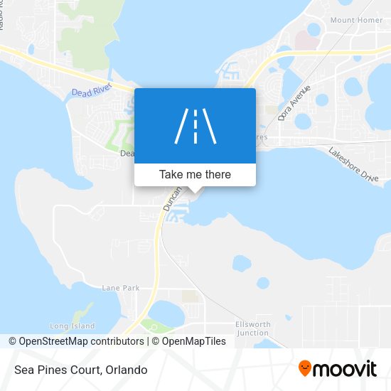 Mapa de Sea Pines Court