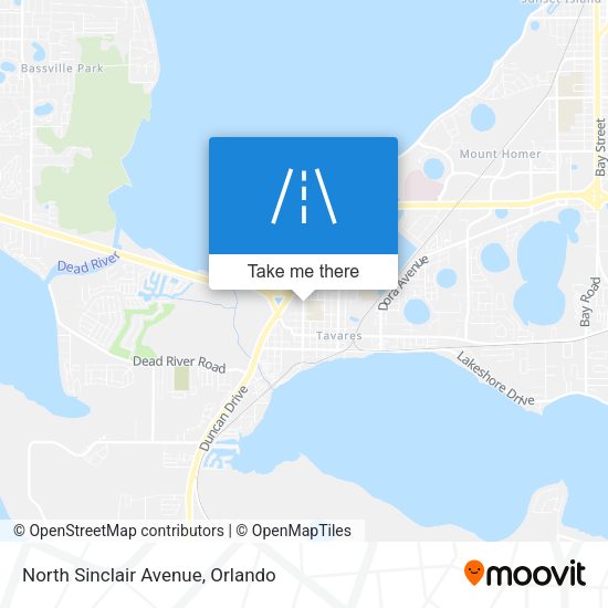 North Sinclair Avenue map