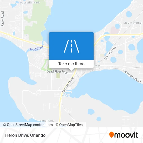 Heron Drive map