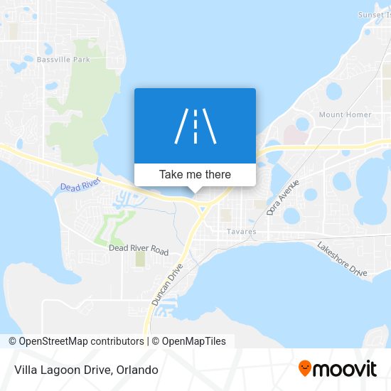 Mapa de Villa Lagoon Drive