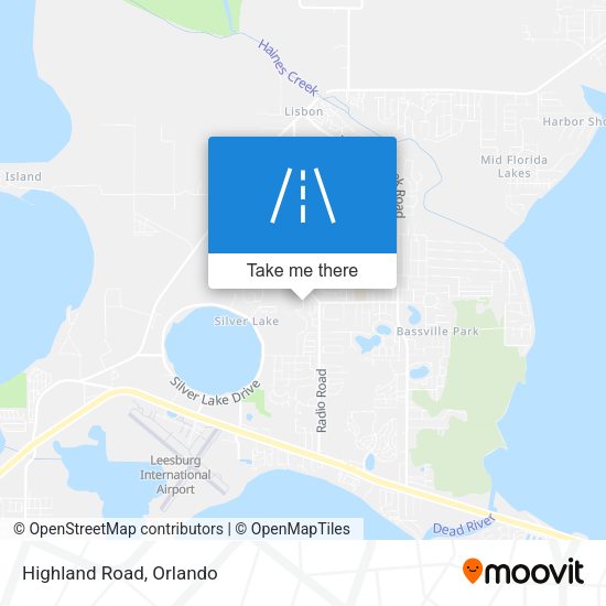 Mapa de Highland Road