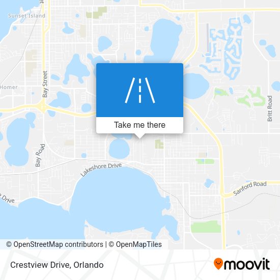 Mapa de Crestview Drive
