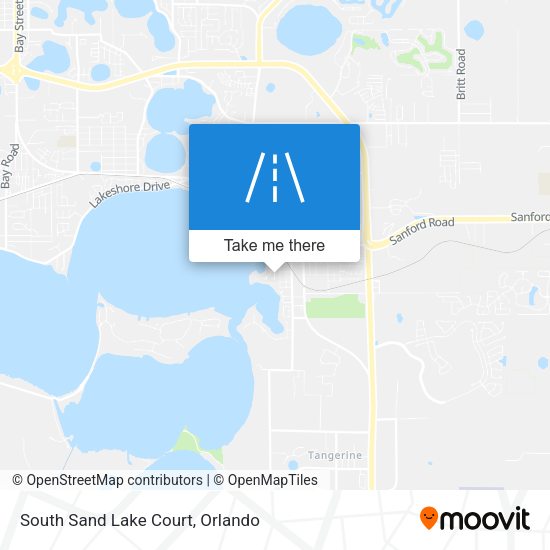 Mapa de South Sand Lake Court