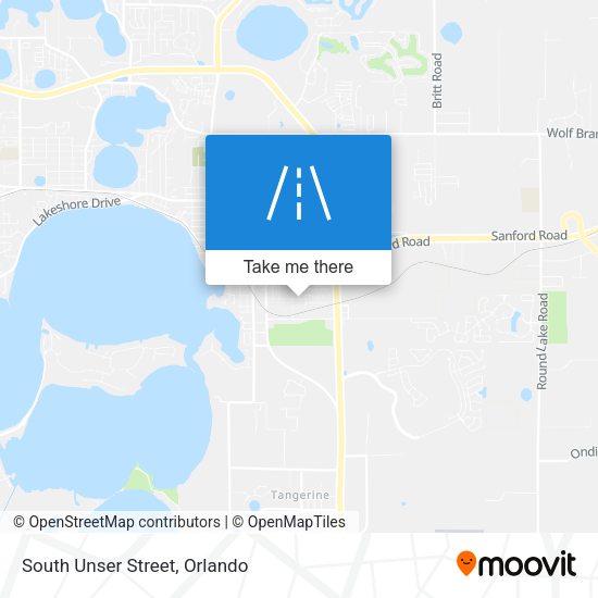 South Unser Street map