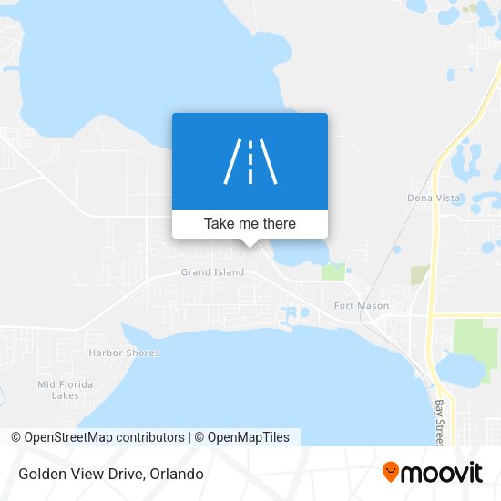 Golden View Drive map