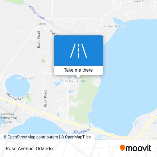Rose Avenue map
