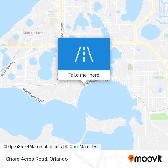 Mapa de Shore Acres Road