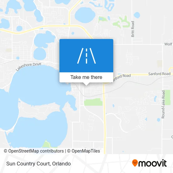 Sun Country Court map