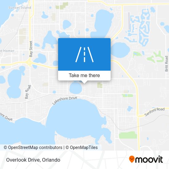 Mapa de Overlook Drive