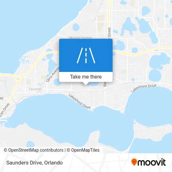 Saunders Drive map