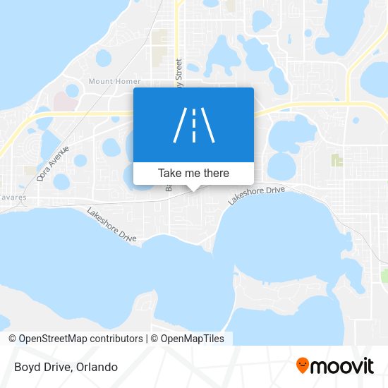 Mapa de Boyd Drive
