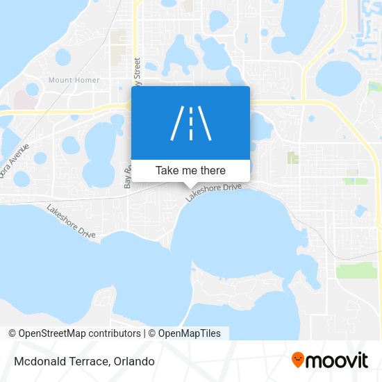 Mapa de Mcdonald Terrace