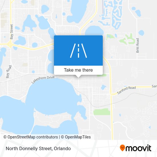 North Donnelly Street map