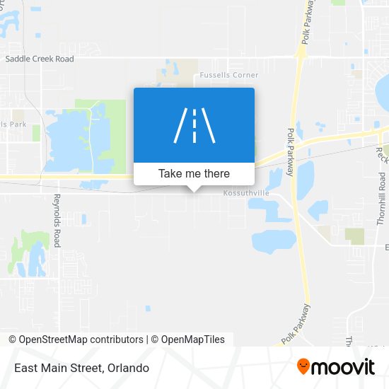 Mapa de East Main Street