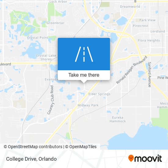 College Drive map