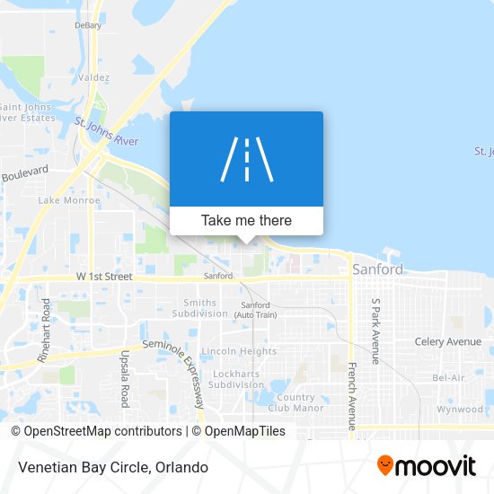 Mapa de Venetian Bay Circle