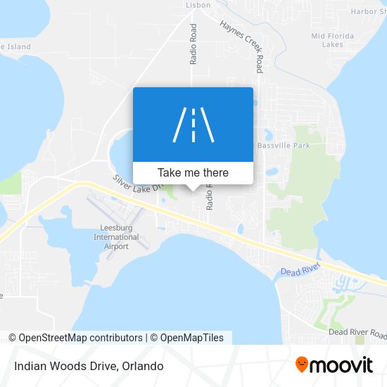 Mapa de Indian Woods Drive