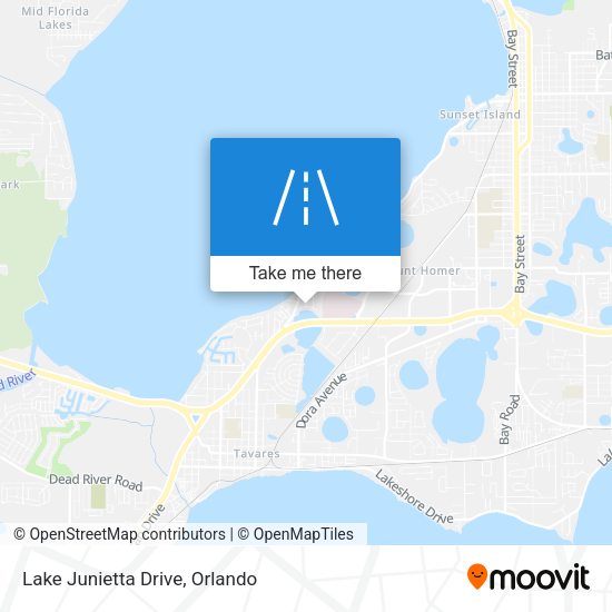 Lake Junietta Drive map