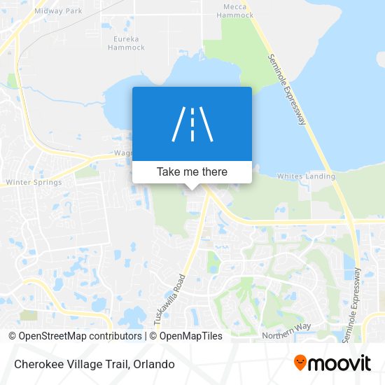 Cherokee Village Trail map
