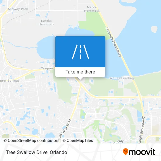Tree Swallow Drive map