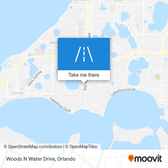 Woods N Water Drive map
