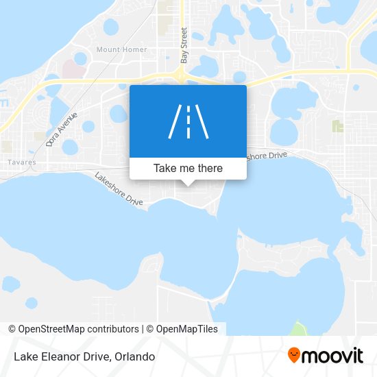 Lake Eleanor Drive map