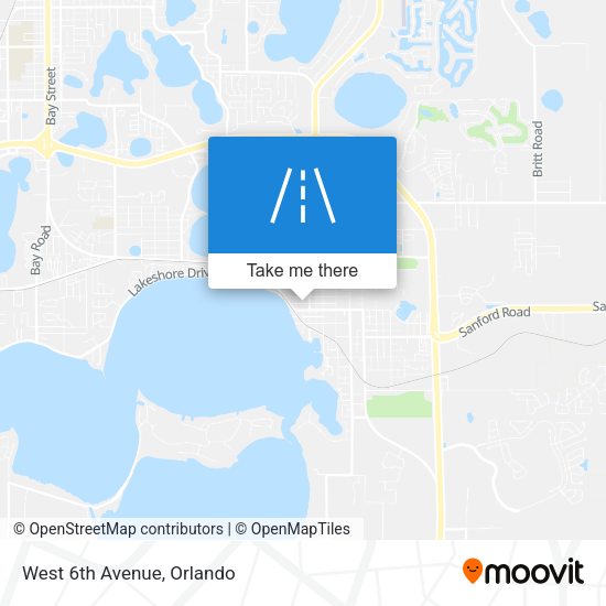 Mapa de West 6th Avenue