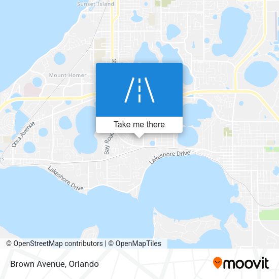 Mapa de Brown Avenue