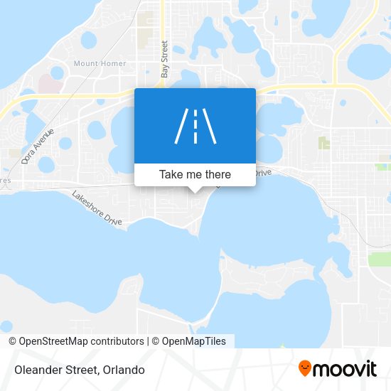 Mapa de Oleander Street