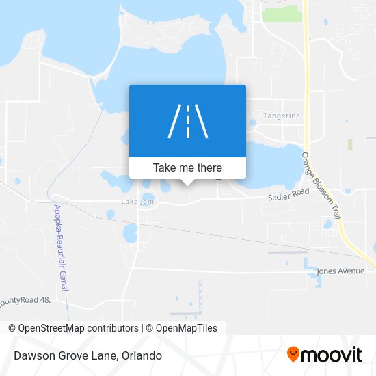 Mapa de Dawson Grove Lane