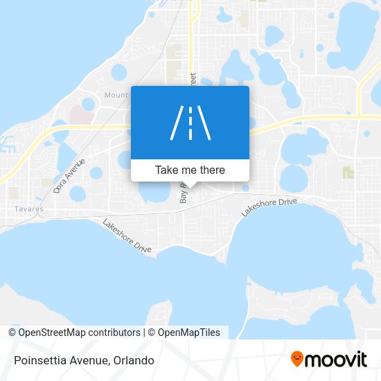 Mapa de Poinsettia Avenue
