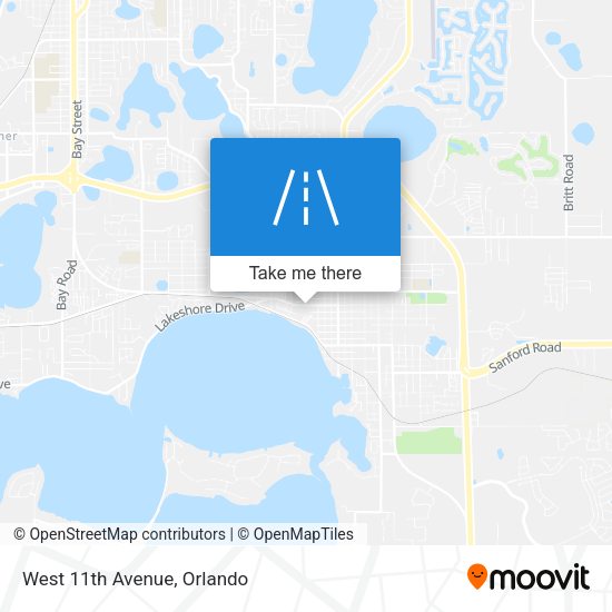 Mapa de West 11th Avenue