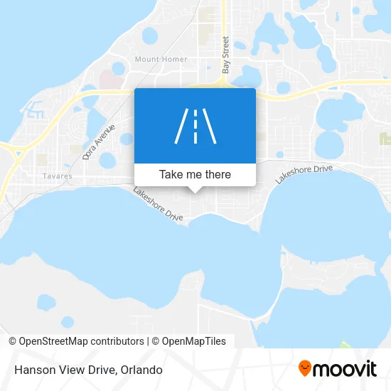 Hanson View Drive map
