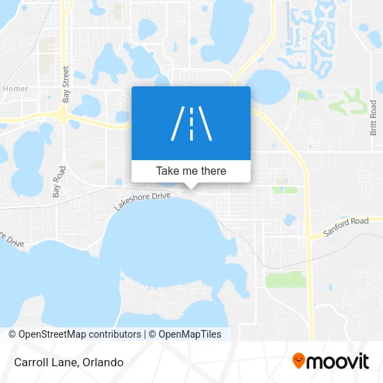 Carroll Lane map