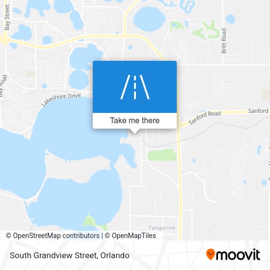 South Grandview Street map
