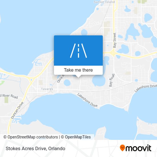 Stokes Acres Drive map