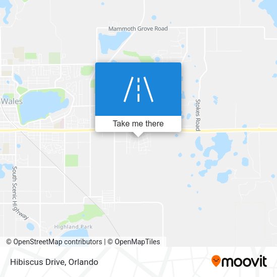 Mapa de Hibiscus Drive