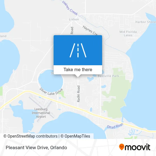 Pleasant View Drive map