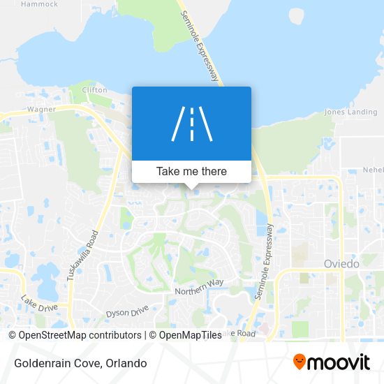 Mapa de Goldenrain Cove