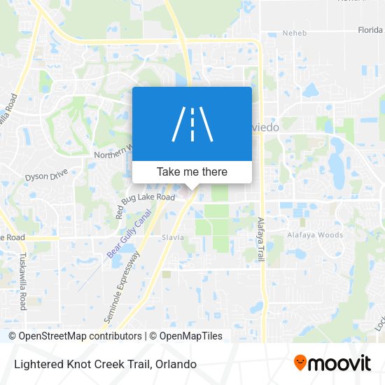 Mapa de Lightered Knot Creek Trail