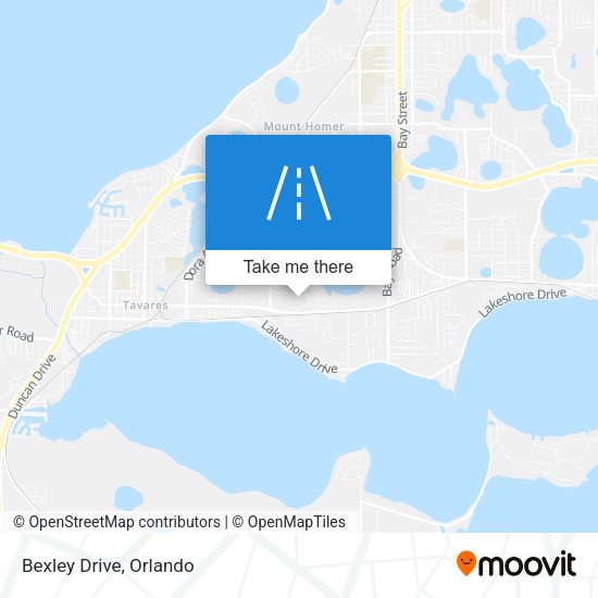 Mapa de Bexley Drive