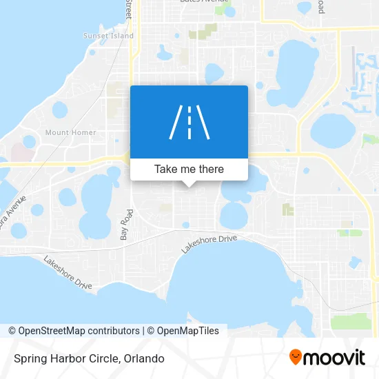 Mapa de Spring Harbor Circle
