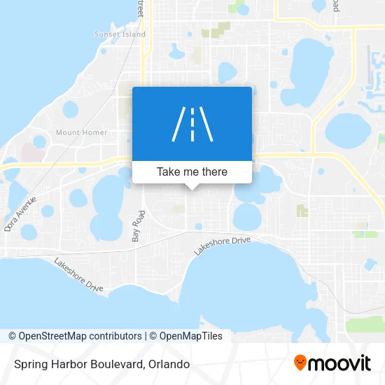 Spring Harbor Boulevard map