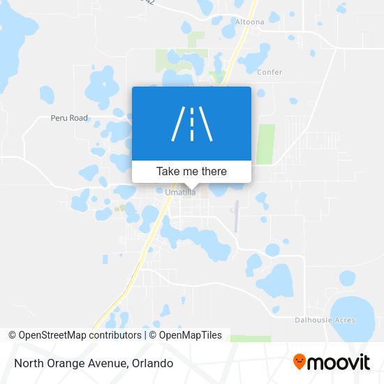 North Orange Avenue map