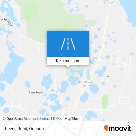 Mapa de Keene Road