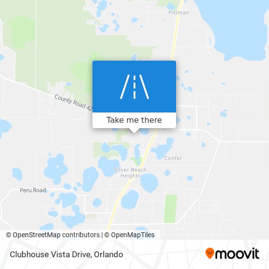 Mapa de Clubhouse Vista Drive